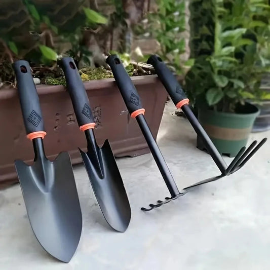 Garden hand tool set, wide shovel hand cultivator rake, double-sided cultivator plant tool for digging, transplanting, weeding